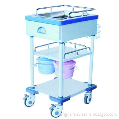 Treatment cart, made of article marble table-board, CE/ISO 9001 and 13485 certified